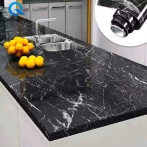 Marbella black marble sticker